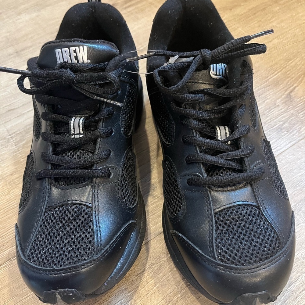 DREW Flash II Black Sneakers Athletic Oxford Shoe 9 NWOT - Picture 4 of 16